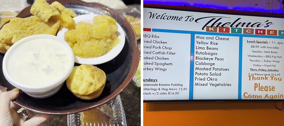Thelma's Kitchen Menu
