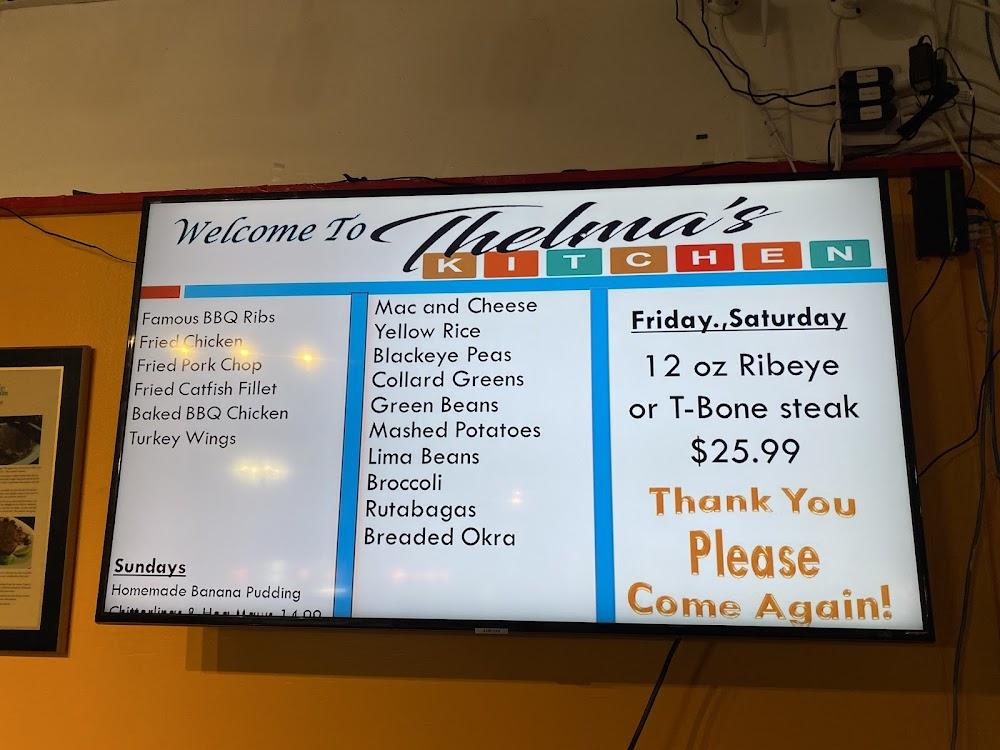 Thelma's Kitchen Menu image 2